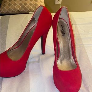 Charlotte Russe Red pumps. Size 8.